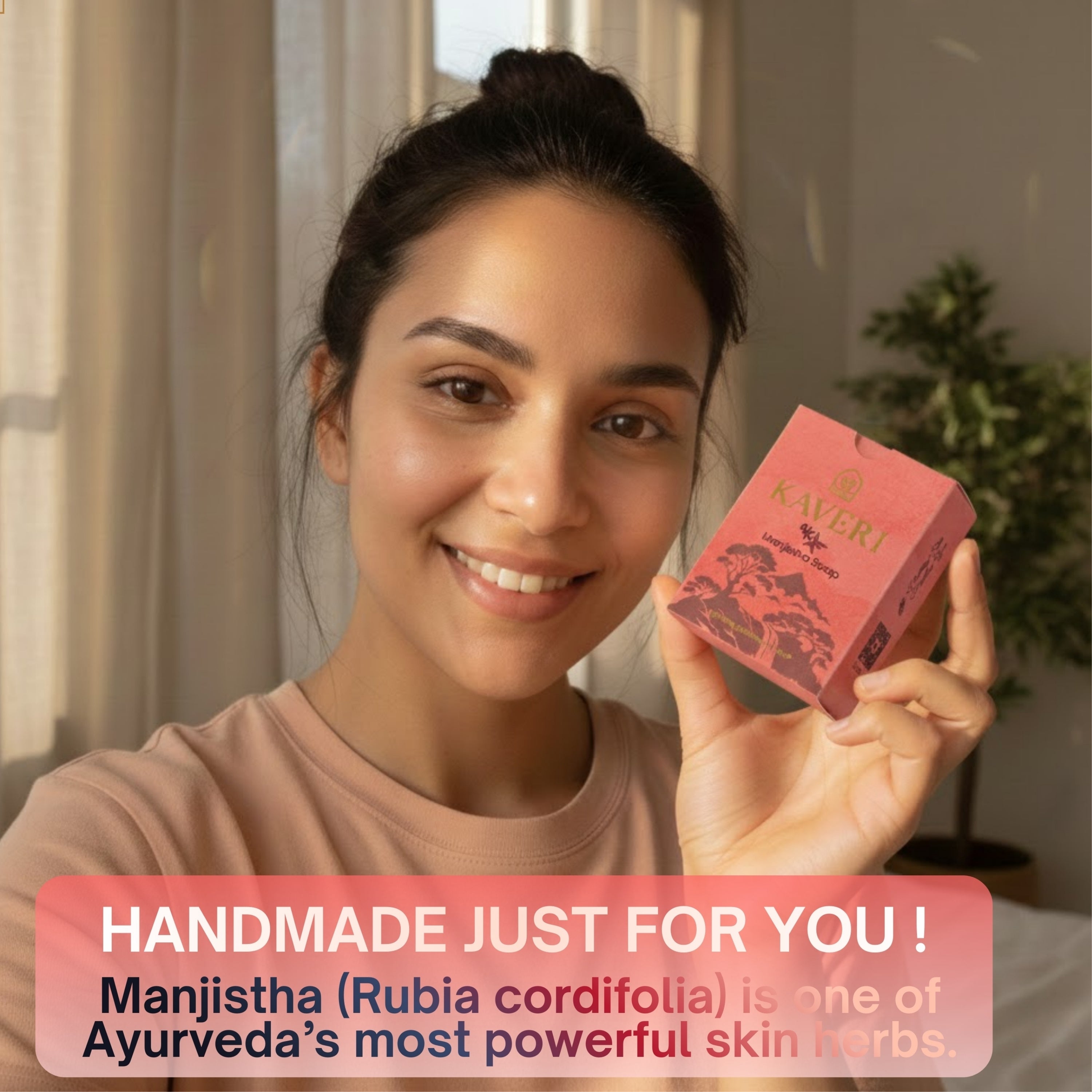 Kaveri KAVERI Handmade Soap Combo – Rose Vanilla, Manjistha & Green Tea Lily 3 × 110 g