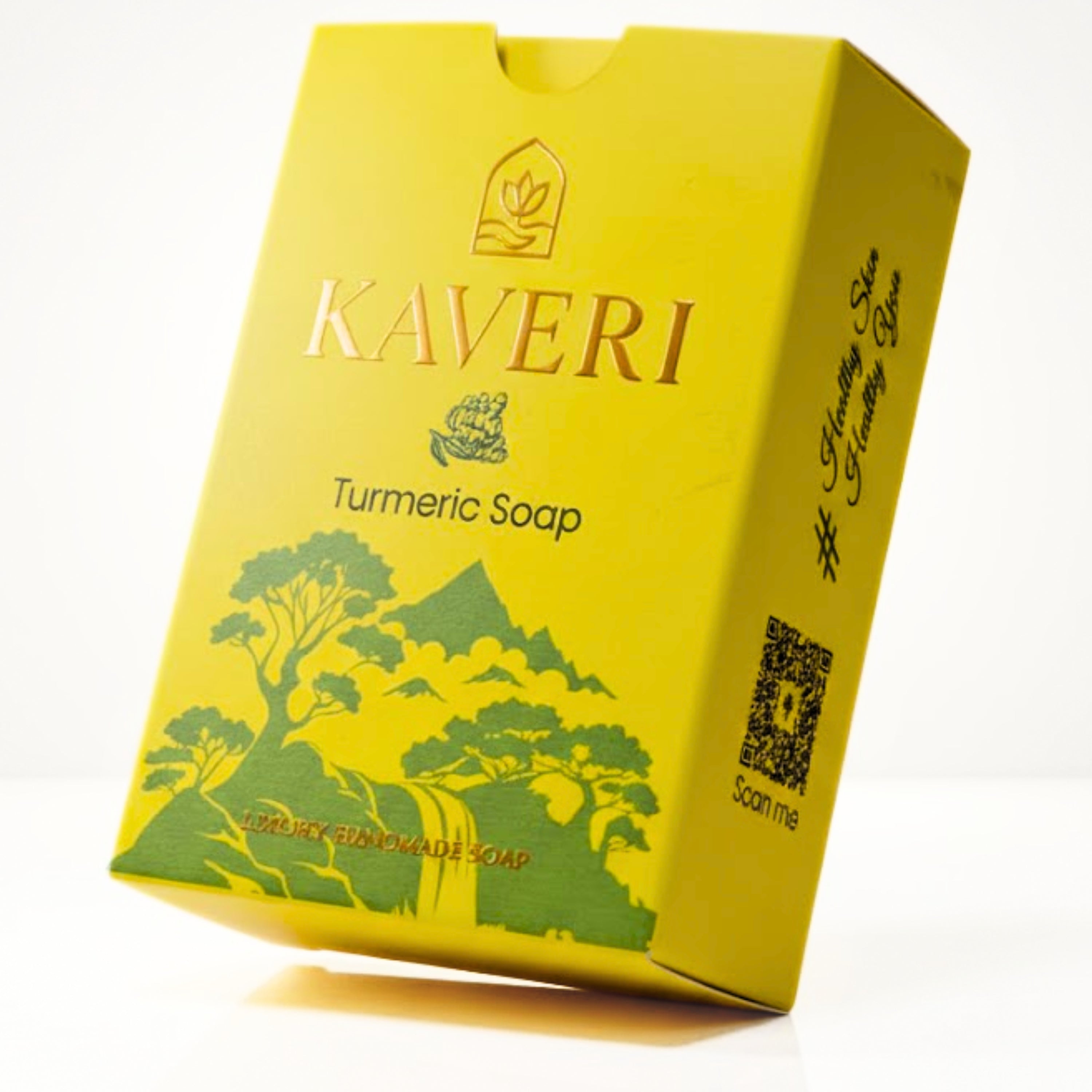 KAVERI Natural Handmade Soap Combo – Turmeric & Manjistha (2 × 110g)