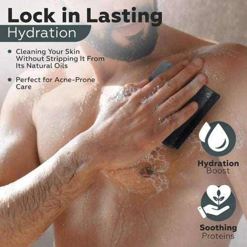 Charcoal Mint Bar – Detoxifying Natural Soap