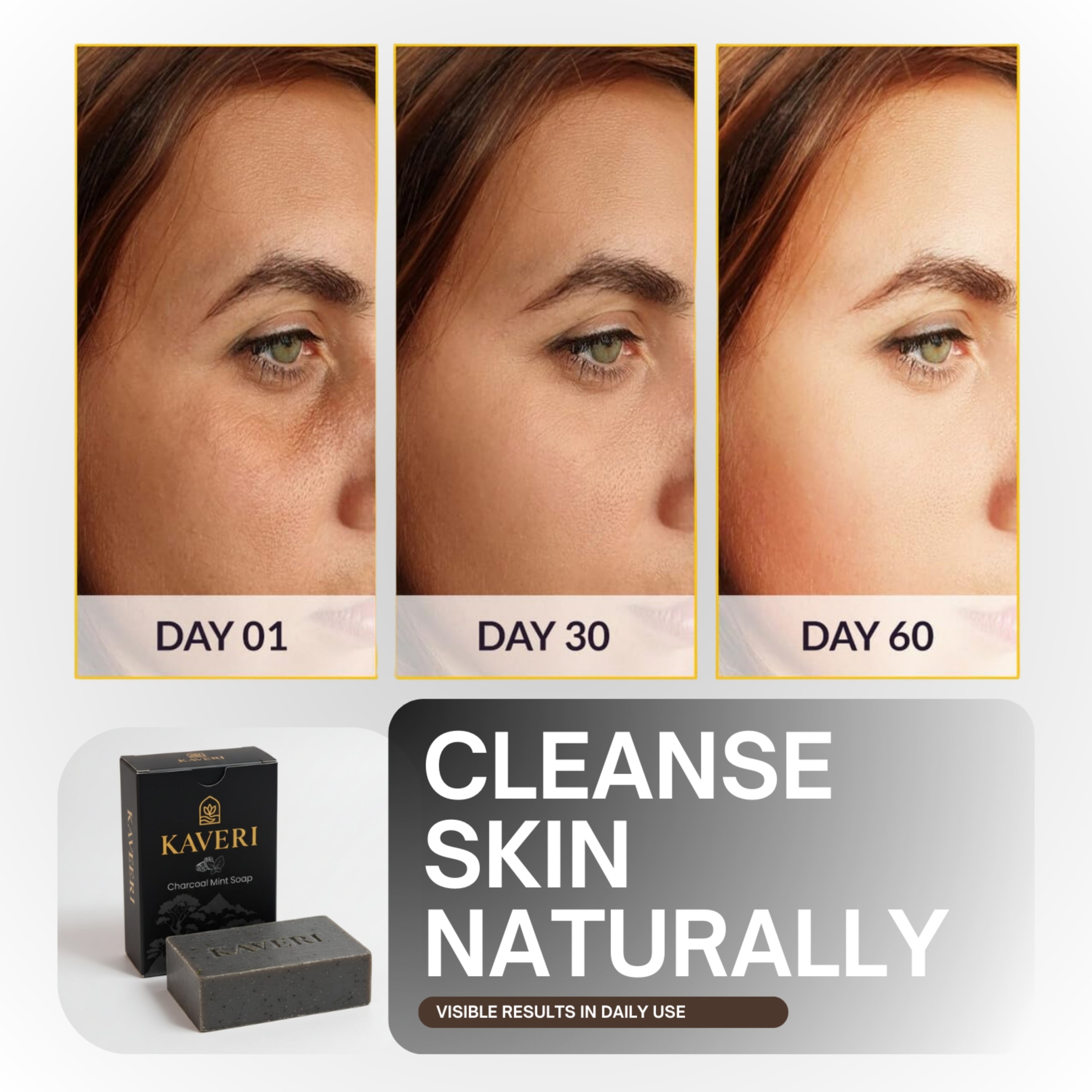 Charcoal Mint Bar – Detoxifying Natural Soap