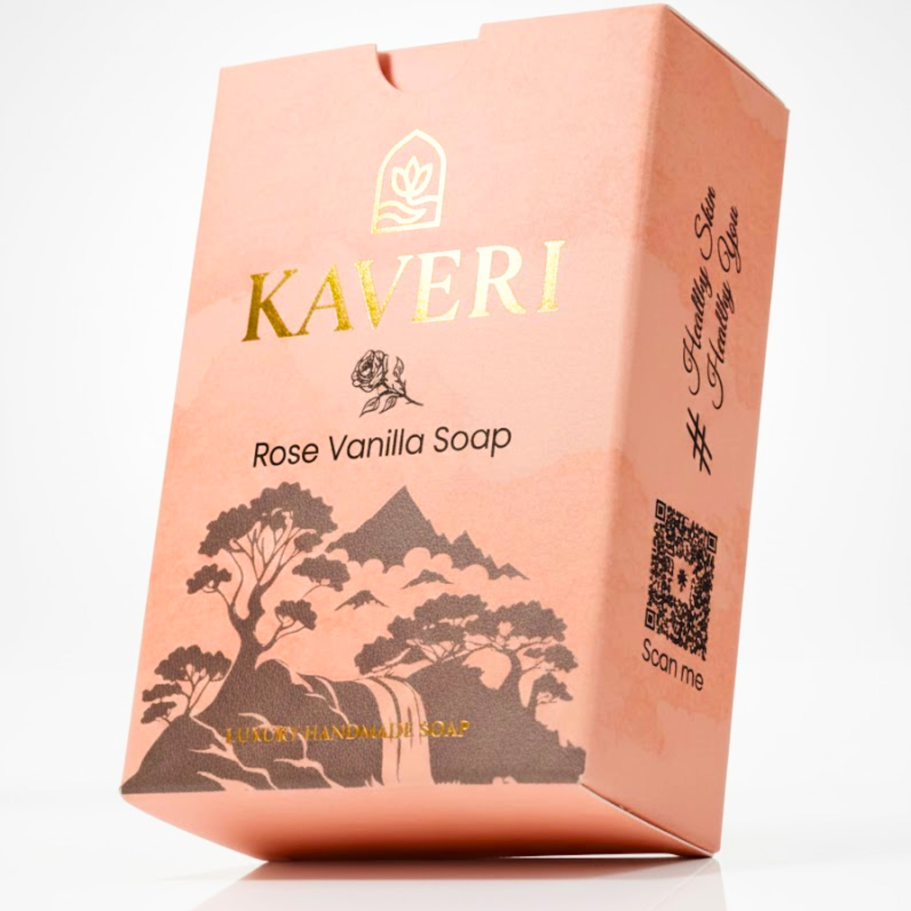 KAVERI Natural Handmade Soap Combo – Neem & Rose Vanilla (2 × 110g)