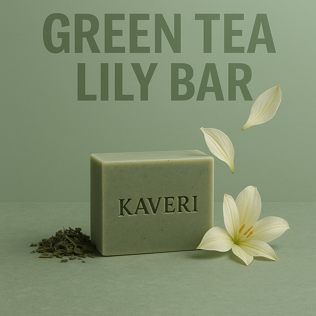 KAVERI  GREEN TEA HANDMADE LUXURY SOAP