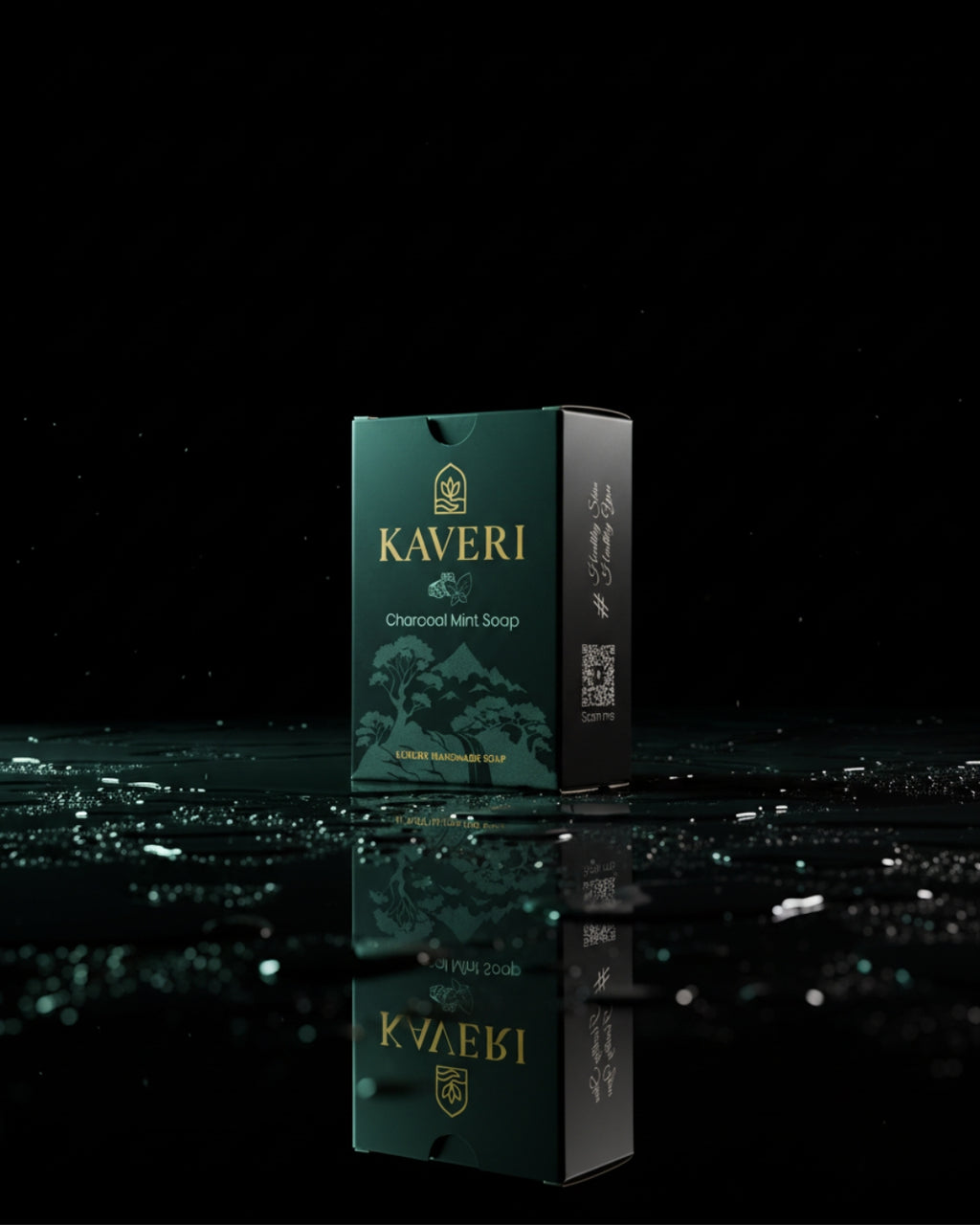 Charcoal Mint Bar – Detoxifying Natural Soap