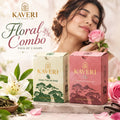 Kaveri Floral Combo Rose Vanilla + Green Tea lily soap