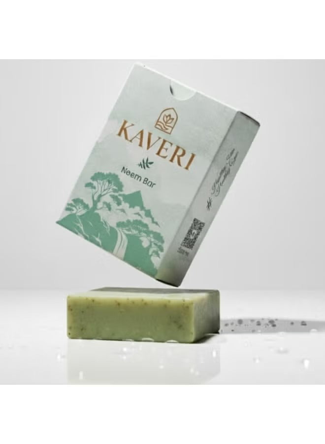KAVERI Handmade Soap Combo – Neem, Green Tea Lily, Charcoal Mint & Turmeric
