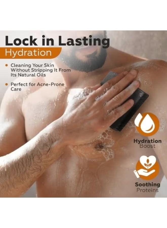 KAVERI Handmade Soap Combo – Turmeric, Neem & Charcoal Mint (3 x 100g)