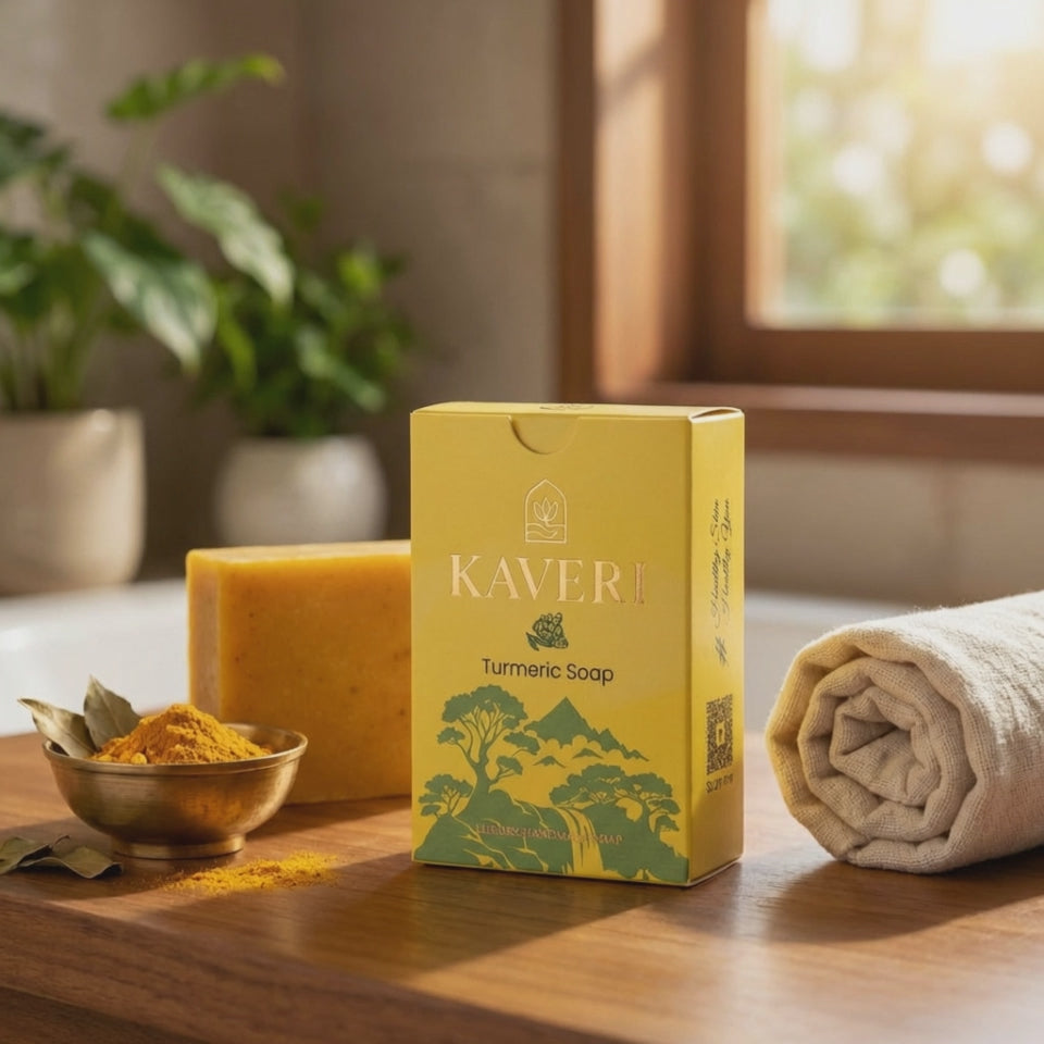 Turmeric De-Tan Soap with Vitamin C — Erases Tan, Unlocks Your Glow
